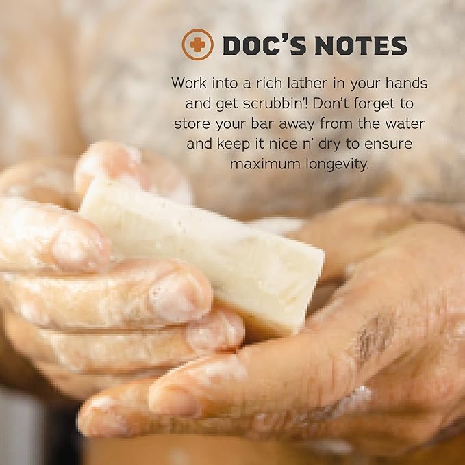 Dr. Squatch Natural Bar Soap for Men - Cold Process Soap with No Harsh Chemicals - Rainforest Rapids, Fresh Falls & Cedar Citrus (5 oz, 3-Pack)