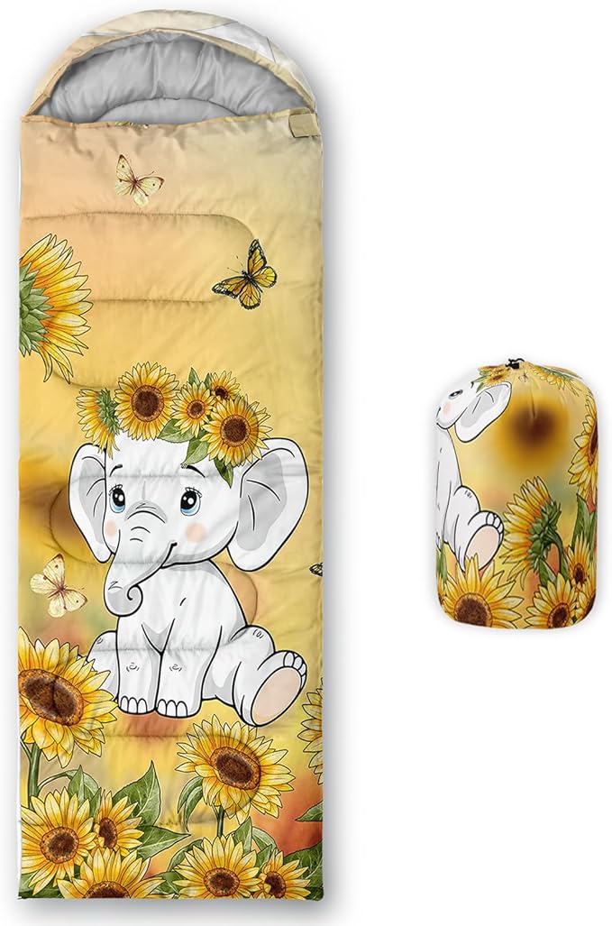 QOOMO Camping Sleeping Bags,3 Season Warm & Cool Weather,Lightweight,Waterproof Sleeping Bags for Adults & Kids,Traveling,and Outdoors,Camping Gear Equipment