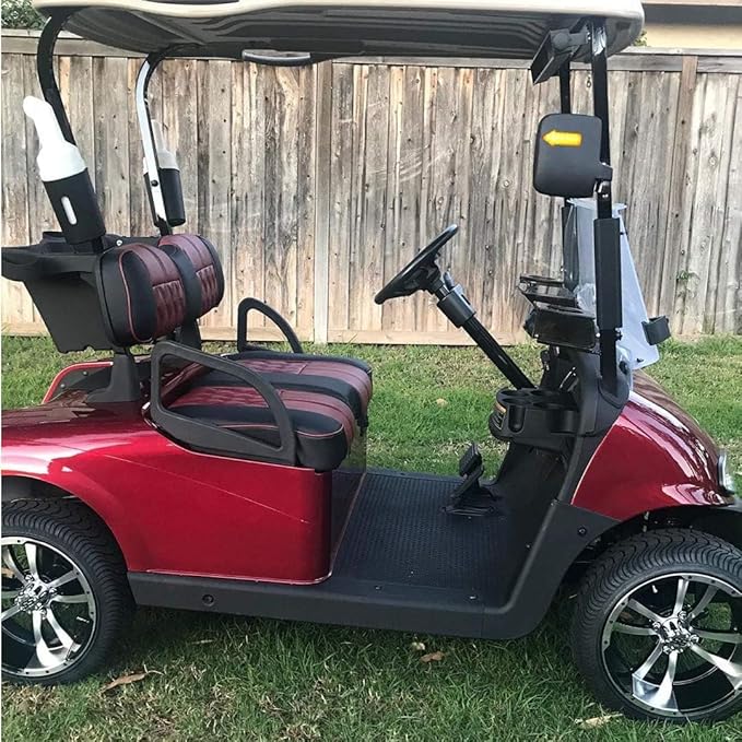 Golf Cart Side Mirrors with Turn Signal Light Golf Cart Rear View Mirrors for Club Car EZGO Yamaha Side Mirrors Golf Cart