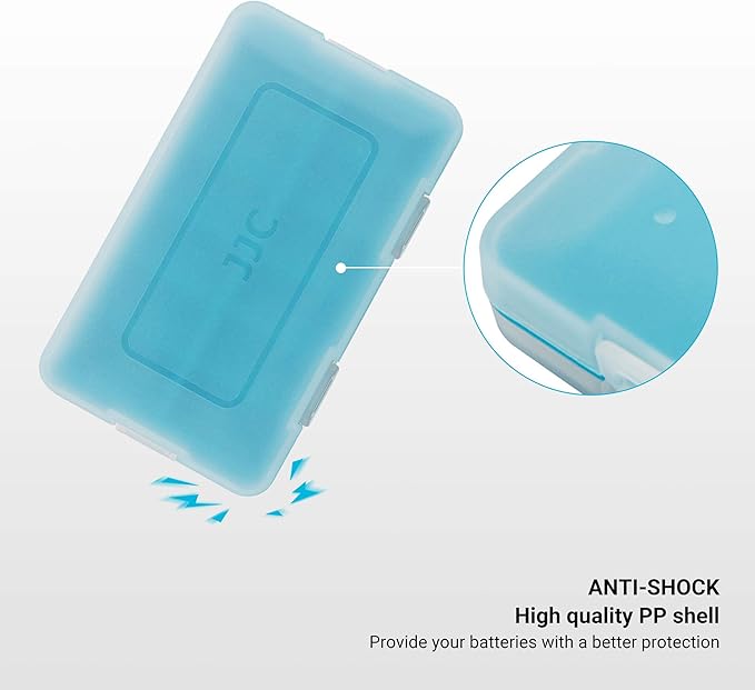 12 Slots CR2 Battery Case, CR2 Battery Holder CR15H270 Battery Storage, Shockproof & Water-Resistant Battery Case, PP Shell Ultra-Slim Easy to Carry