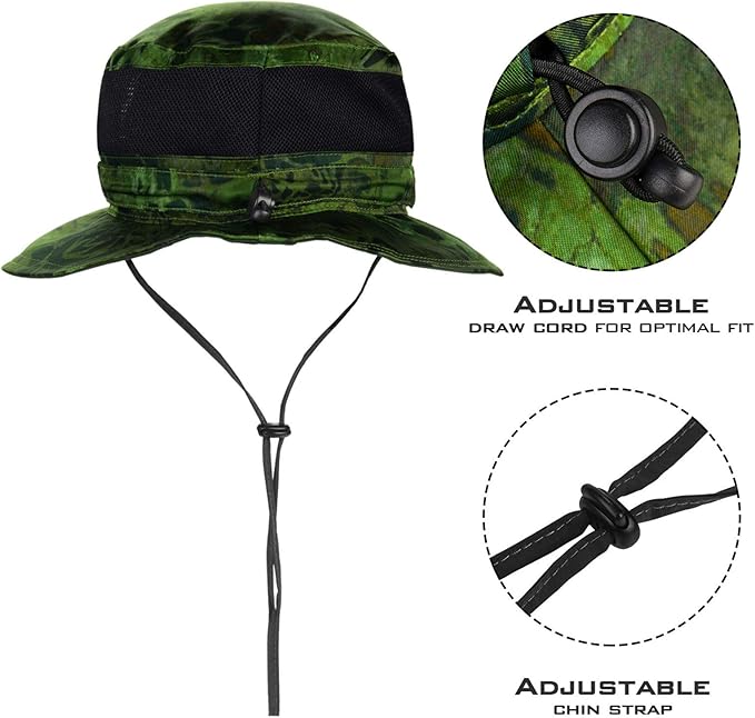 KastKing Sol Armis UPF 50 Boonie Hat - Sun Protection, Fishing, Beach & Hiking, Paddling, Rowing, Kayaking