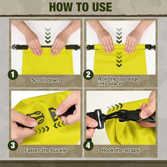 1 Set Bear Food Bag for Camping Ultralight Food Hanging System Includes Waterproof Bear Bag, Nylon Ropes, Hooks for Camping Backpacking