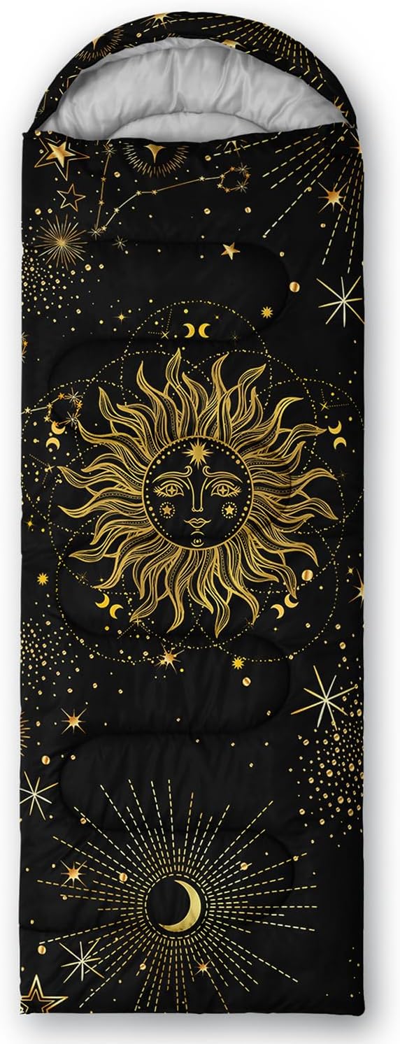 CVHOUSE Camping Sleeping Bags,3 Season Warm & Cool Weather,Lightweight,Waterproof Sleeping Bags for Adults & Kids,Traveling,and Outdoors,Camping Gear Equipment