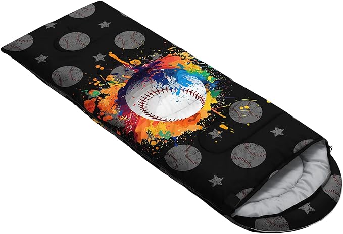 QOOMO Camping Sleeping Bags,3 Season Warm & Cool Weather,Lightweight,Waterproof Sleeping Bags for Adults & Kids,Traveling,and Outdoors,Camping Gear Equipment