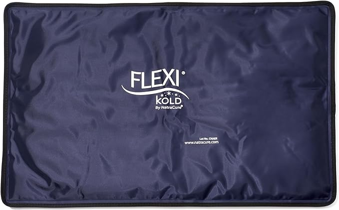 FlexiKold Extra Large Gel Soft Flexible Ice Pack for Injuries – Ice Compress, Ice Pad, & Flat Ice Wrap for Post Surgery for Injuries of Shoulder, HIPS & Full Back – XL – Oversize 13” x 21.5”