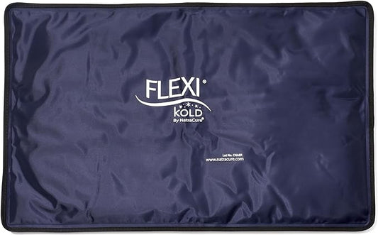 FlexiKold Extra Large Gel Soft Flexible Ice Pack for Injuries – Ice Compress, Ice Pad, & Flat Ice Wrap for Post Surgery for Injuries of Shoulder, HIPS & Full Back – XL – Oversize 13” x 21.5”