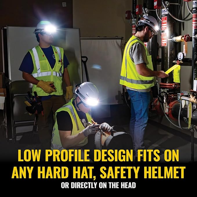 Klein Tools 56308 Rechargeable Headlamp with Strap, 575 Lumens, Wide-Beam LED, All-On or Direct Focus Modes, for Work and Outdoors