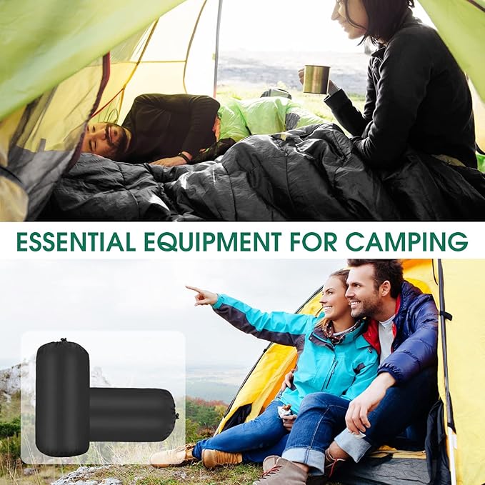 Tudomro 16 Pack Camping Sleeping Bags Bulk Adults Envelope 4 Season Cold Warm Weather Lightweight Waterproof Compact Backpacking Sleeping Bag for Travel Hiking