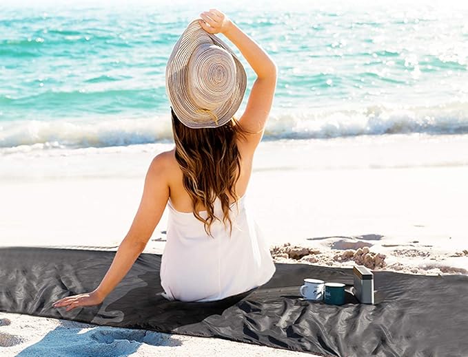 REDCAMP Ultralight Tent Footprint, PU 2000 Waterproof Camping Tent Tarp with Drawstring Carrying Bag for Ground Camping Hiking (71"x87" UL Black)