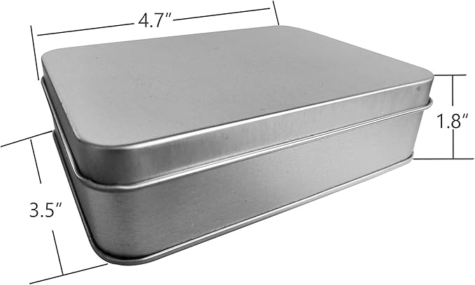 Fire Starter Kit – 6 Magnesium Shaving Packs + Waterproof Windproof Matches in Metal Tin – Emergency Fire Making Kit for Camping, Hiking, Survival, Prepping