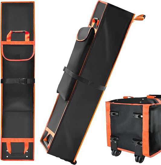 10 x 10 x 66in Canopy Bag Replacement for 10 x 10 Pop Up Canopy Tent with Roller Wheels - Canopy Carrying Bag with Handles - Pop Up Canopy Replacement Parts - 600D Waterproof Oxford Fabric