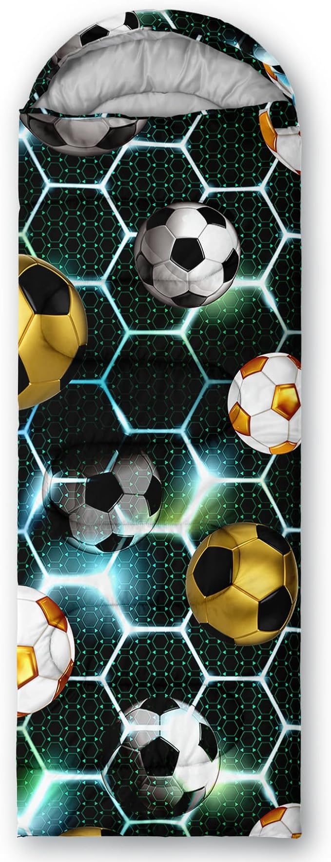 QOOMO Camping Sleeping Bags,3 Season Warm & Cool Weather,Lightweight,Waterproof Sleeping Bags for Adults & Kids,Traveling,and Outdoors,Camping Gear Equipment