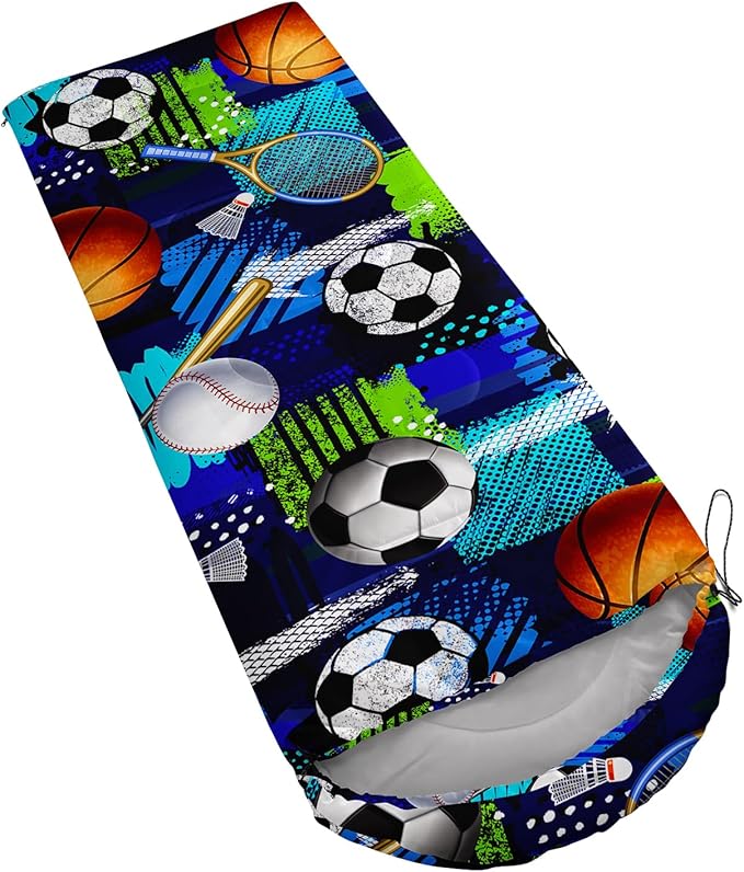 QOOMO Camping Sleeping Bags,3 Season Warm & Cool Weather,Lightweight,Waterproof Sleeping Bags for Adults & Kids,Traveling,and Outdoors,Camping Gear Equipment