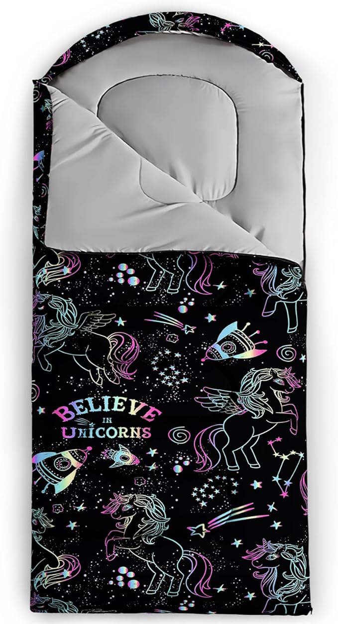 Print sleeping bag,sleeping bags,Outdoor Camping Sleeping Bag，Suitable For Children Boys And Girls Portable,Waterproof,Compact And Lightweight,Great For Outdoor Camping,Backpacking And Hiking