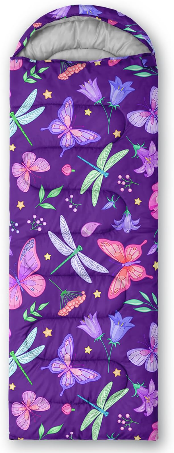 QOOMO Camping Sleeping Bags,3 Season Warm & Cool Weather,Lightweight,Waterproof Sleeping Bags for Adults & Kids,Traveling,and Outdoors,Camping Gear Equipment