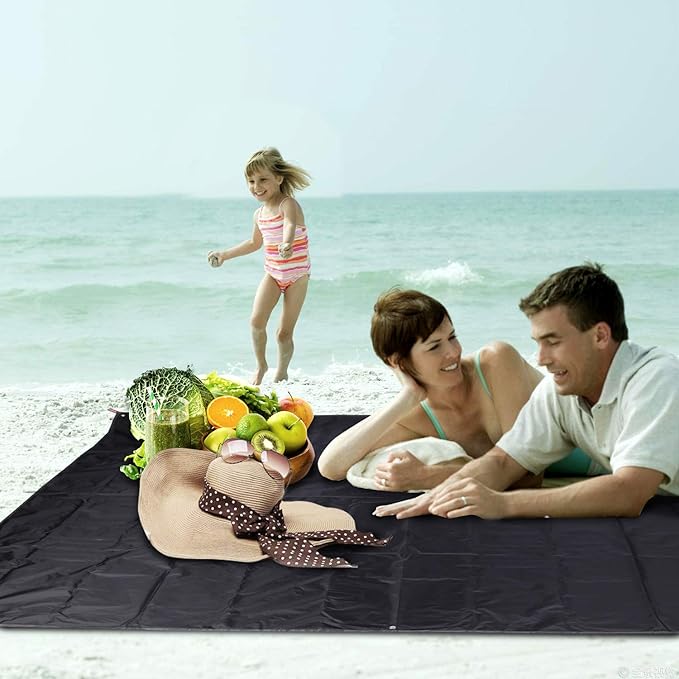 REDCAMP Ultralight Tent Footprint, PU 2000 Waterproof Camping Tent Tarp with Drawstring Carrying Bag for Ground Camping Hiking (118"x116" UL Black)