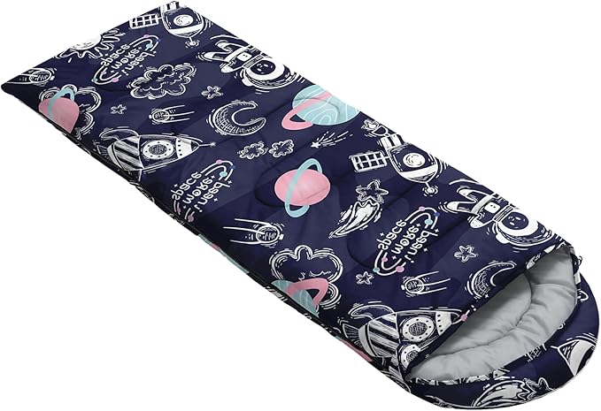 Sleeping Bags for Adults Kids,Backpacking Camping Sleeping Bag for Girls Boys Lightweight Waterproof Cold/Warm Weather Sleeping Bag for All Season