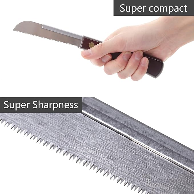 Dozuki Fine Flush cut, 0.2mm Japanese Pull Saw for and Dovetail（Dozuki Flush cutsaw）