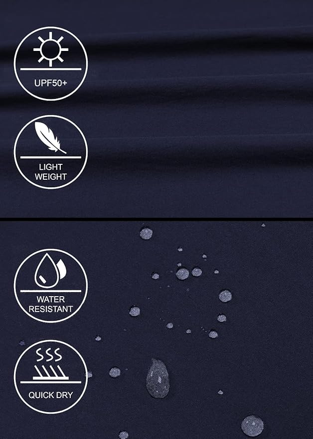 GymBrave Women's Hiking Cargo Pants Quick Dry Outdoor Camping Capris Water Resistant UPF 50 with Zipper Pockets