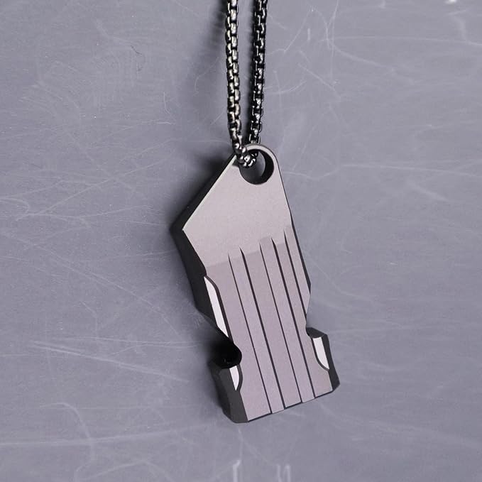 Emergency Whistles Lifeguard Safety Whistle with Lanyard and Keychain for Outdoor Camping Hiking Boating Backpacking Fishing Kayak Kids Rescue Signaling Loud Survival Whistle