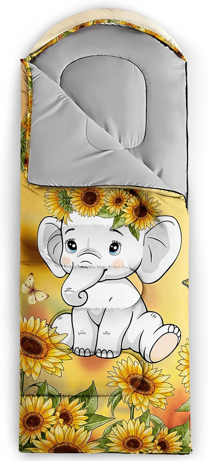 QOOMO Camping Sleeping Bags,3 Season Warm & Cool Weather,Lightweight,Waterproof Sleeping Bags for Adults & Kids,Traveling,and Outdoors,Camping Gear Equipment