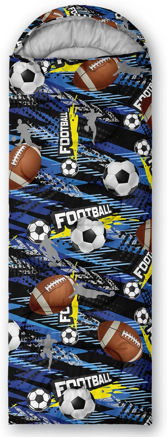 Sleeping Bags for Adults and Kids Backpacking Camping Sleeping Bags for Girls and Boys Lightweight Waterproof Cold/Warm 3-Season