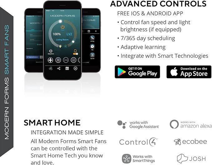 Zephyr Smart Indoor and Outdoor 3-Blade Ceiling Fan 62in Matte Black Distressed Koa with Adjustable CCT 2700K-3000K-4000K-5000K LED Light Kit and Remote Control works with Alexa, iOS or Android App