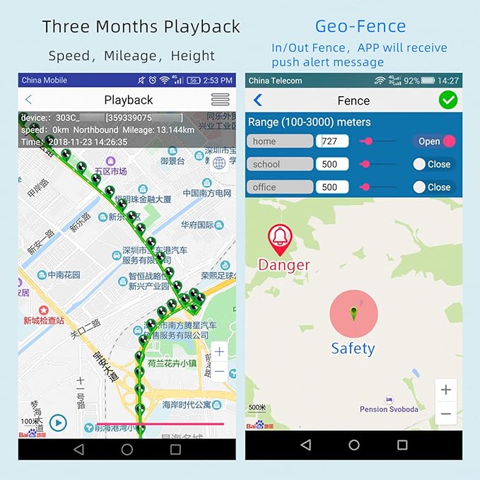 4G LTE GPS Tracker for Vehicles - Real-Time Tracking, Geo-Fence Alerts, IP67 Waterproof - Magnetic Hidden Tracker Device with 90-Day Playback, SOS (USA/Canada Coverage, Subscription Required)