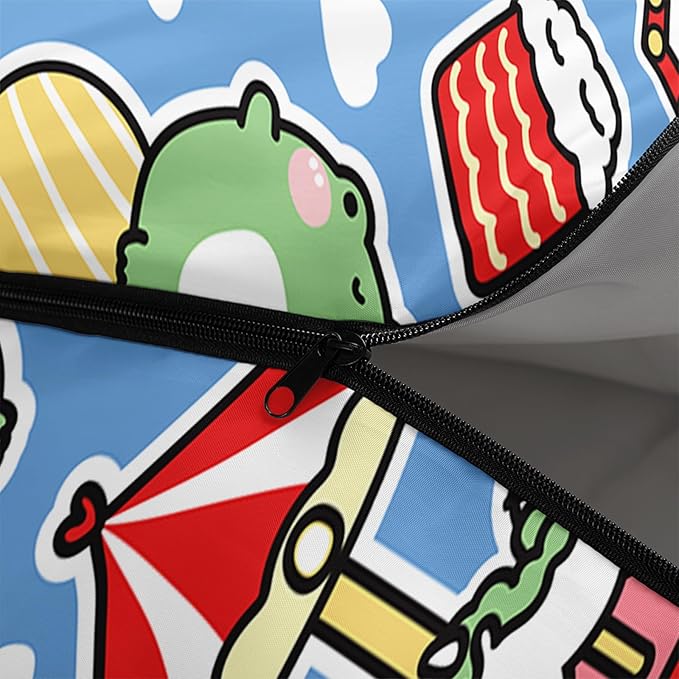 Print sleeping bag,sleeping bags,Outdoor Camping Sleeping Bag，Suitable For Children Boys And Girls Portable,Waterproof,Compact And Lightweight,Great For Outdoor Camping,Backpacking And Hiking