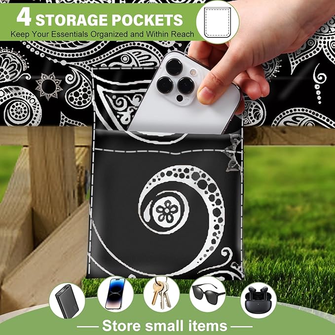 Picnic Table Cover with Bench Covers Table Cloth Tablecloth Summer Outdoor Rv Patio Tent Camping Glamping Campsite Camper Essentials Accessories Items Gear Gadgets Stuff Necessities Supplies Must Have