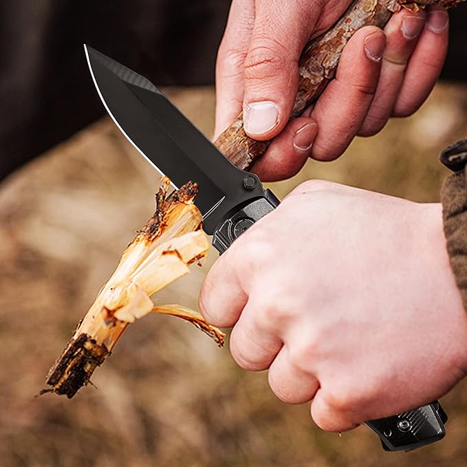 RoverTac Multitool Knife – 15-in-1 Pocket Knife with Wire Strippers, Wire Cutter, 9 Screwdrivers, Bottle Opener – Perfect Gifts for Men, Dad – Camping Gear for Christmas, Father’s Day, Birthdays