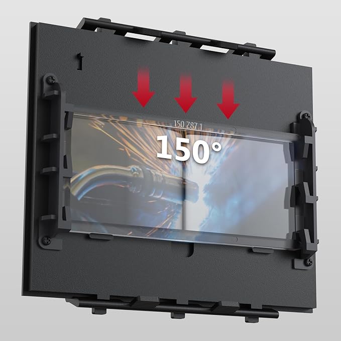 ARCCAPTAIN 2PCS Welding Cheater Lens Magnifying Lens, 1.5 Magnification, 2" x 4.25", Compatible with Most Welding Helmets