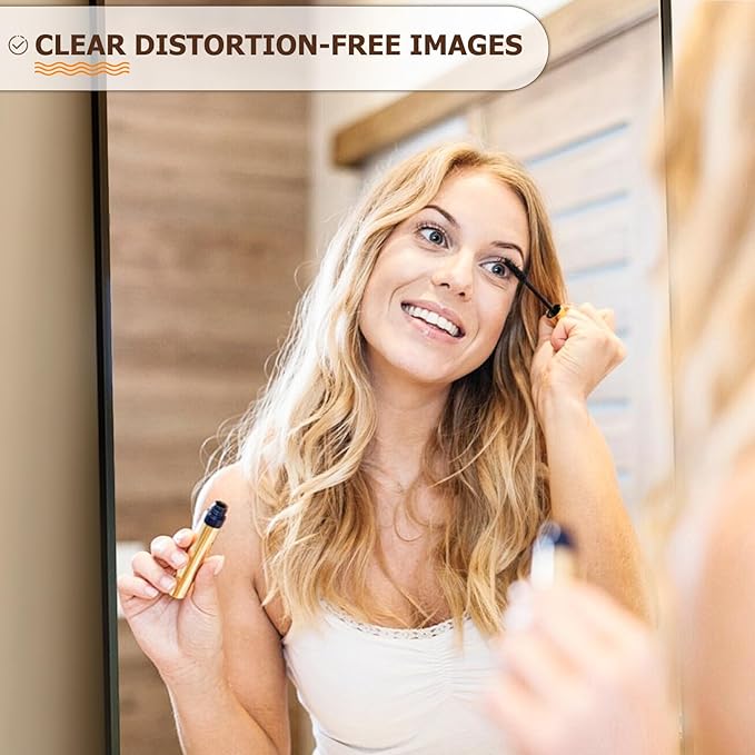 Oversized Full-Body Mirror, 77" x 38" Arched Full-Length Mirror, Black Metal Frame, Floor Mirror for Bedroom, Living/Dressing Room, Gym - Stand/Wall Mounted/Leaning