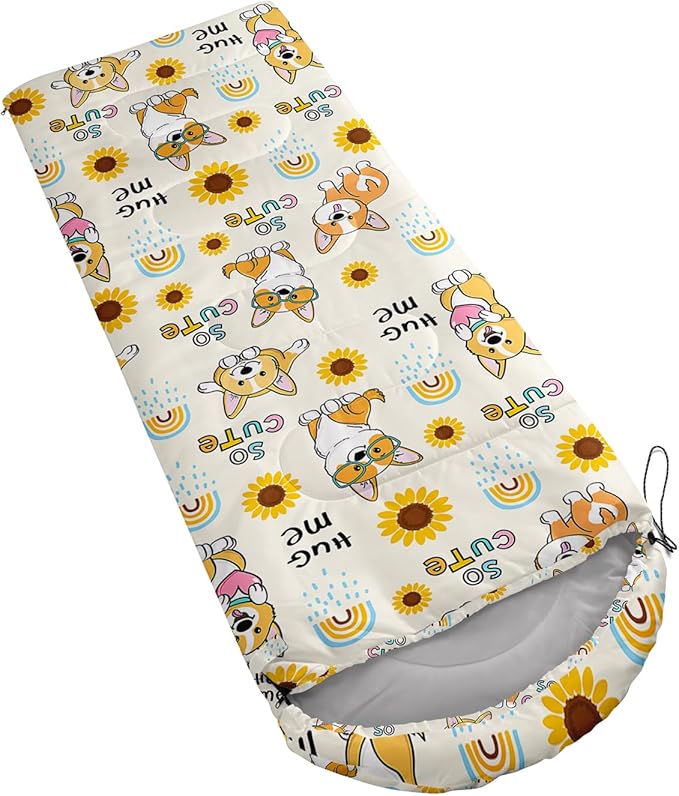 Camping Sleeping Bags Warm & Cool Weather Waterproof Backpacking Sleeping Bag All Seasons Camping, for Adult Kids Boy Girls Camping Gear Equipment, Traveling