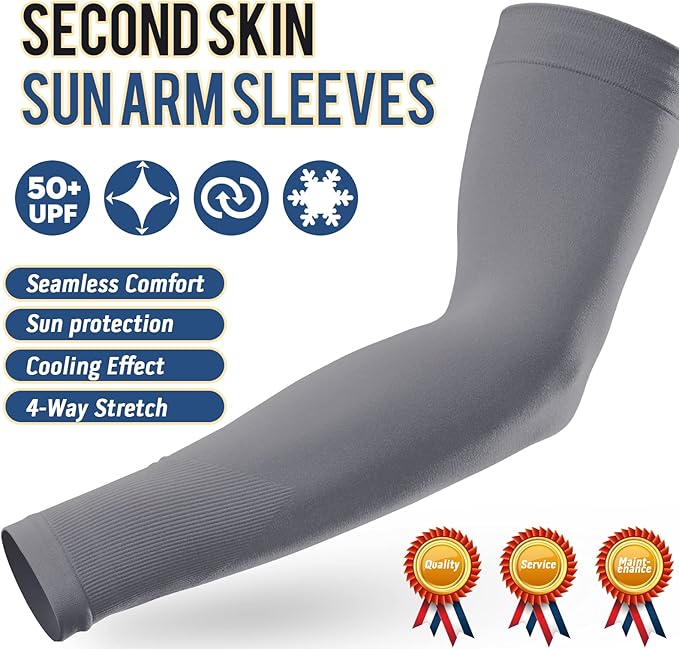 GOUNOD Gardening Sleeves to Cover Arms for Women with Thumb Holes-Sun Protection SPF Cooling Driving UV Blocking