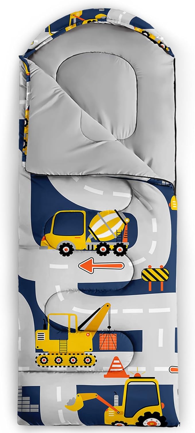 QOOMO Camping Sleeping Bags,3 Season Warm & Cool Weather,Lightweight,Waterproof Sleeping Bags for Adults & Kids,Traveling,and Outdoors,Camping Gear Equipment