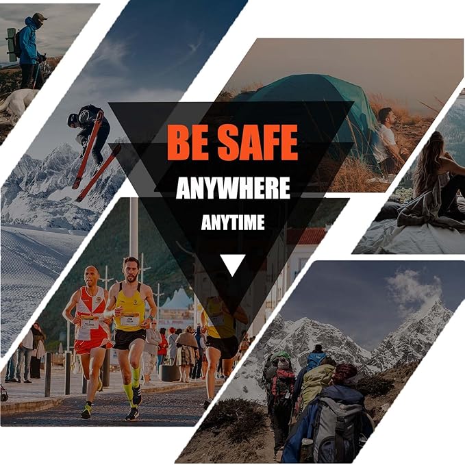 Frelaxy Emergency Blanket 2-Pack/4-Pack, Extra-Thick Extra-Large Space Blankets with Whistles, Storage Pouchs, and EVA case, 83" x 60"