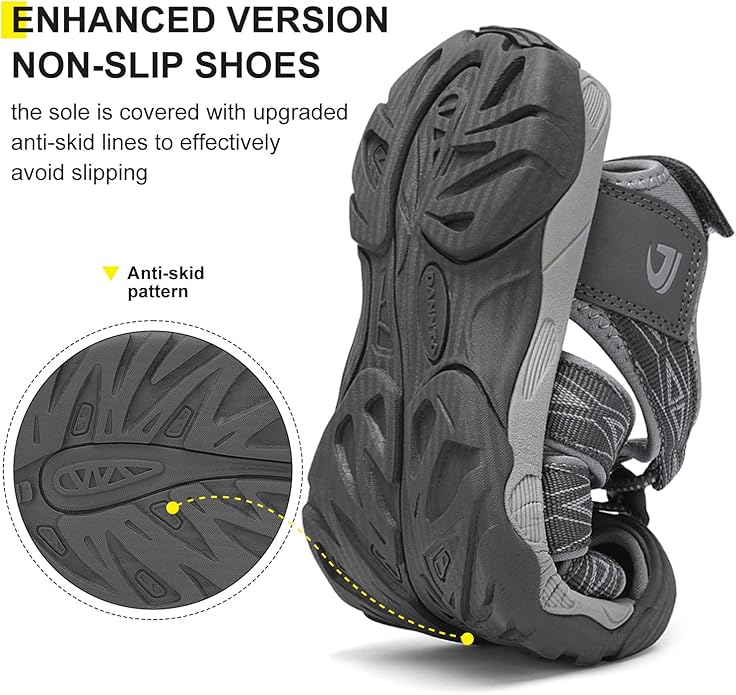 Dannto Women's Sport Hiking Sandals Closed Toe Outdoor Athletic Walking Sandal Lightweight Summer Water Shoes