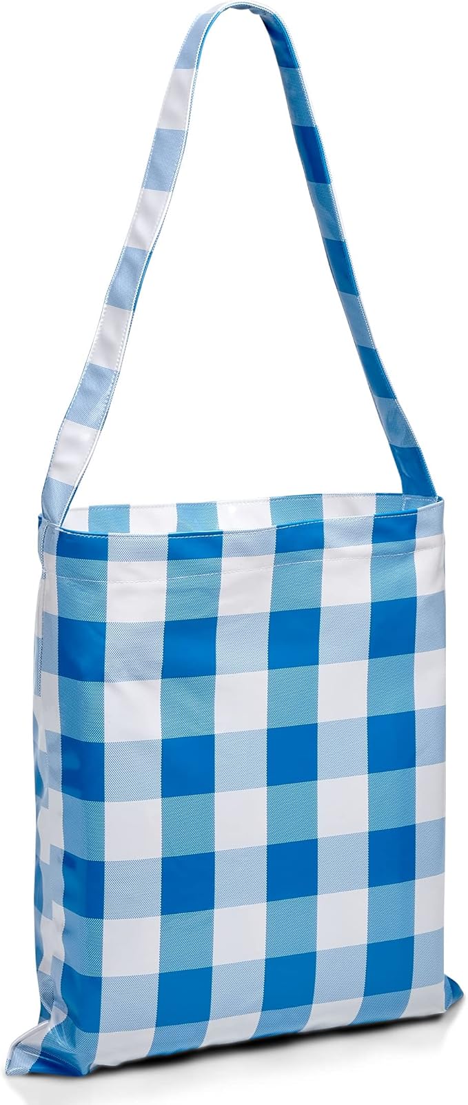 Hudson Comfort Picnic Table Cover with Bench Covers – 500 GSM Reusable Heavy Duty Vinyl Outdoor Table Cover - Waterproof Picnic Tablecloth with Carry Case - Blue (72 Inch 6 Feet)