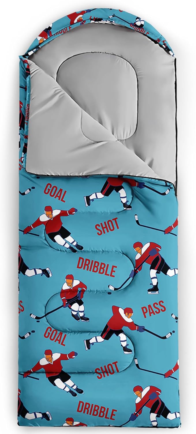 QOOMO Camping Sleeping Bags,3 Season Warm & Cool Weather,Lightweight,Waterproof Sleeping Bags for Adults & Kids,Traveling,and Outdoors,Camping Gear Equipment