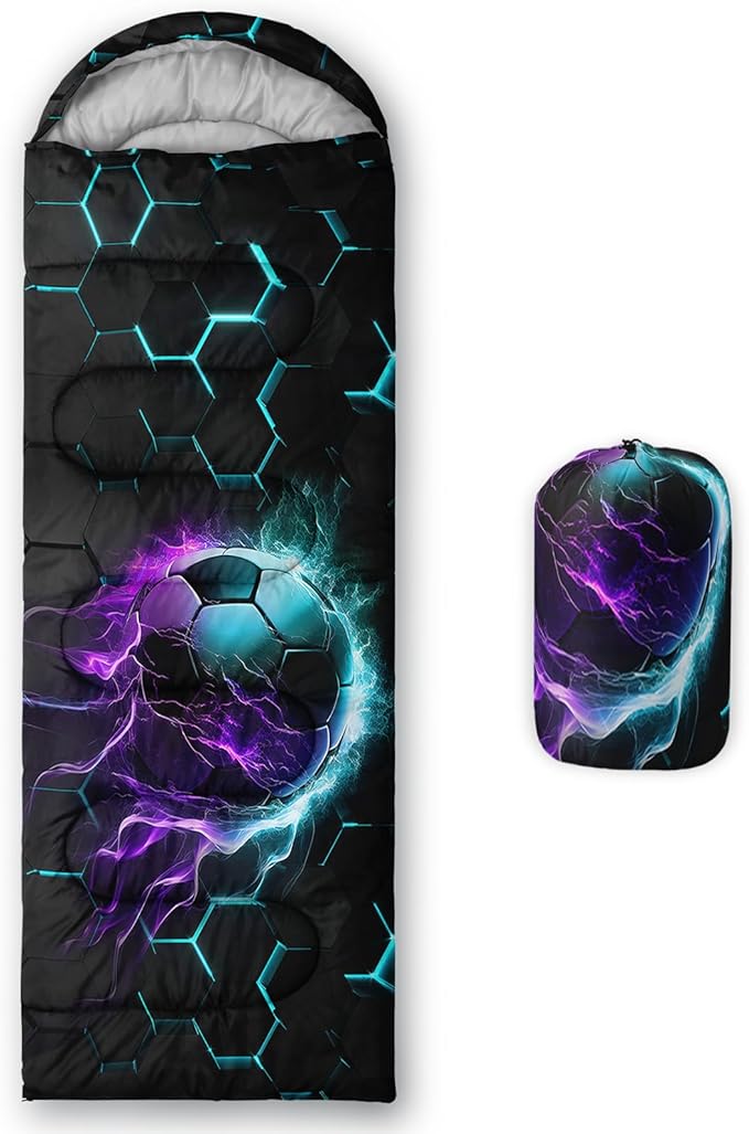 Sea Turtle Sleeping Bag for Kids Boys Girls,Ocean Themed Camping Gear,Waterproof Compact Sleeping Bag for Camping Backpacking Outdoor Hiking.