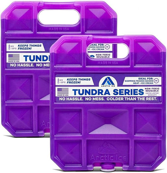 Arctic Ice Tundra Series Long Lasting Reusable Ice Pack - 5° Fahrenheit Cooling Point - Designed to Maintain Freezer-Like Temperatures in Coolers