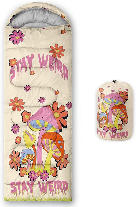 Axolotl Unicorn Sleeping Bag for Kids Boys Girls–Lightweight Warm Cold Weather Sleeping Bags,Waterproof Portable Sleeping Bag with Compression Sack for Camping Backpacking Outdoor Indoor