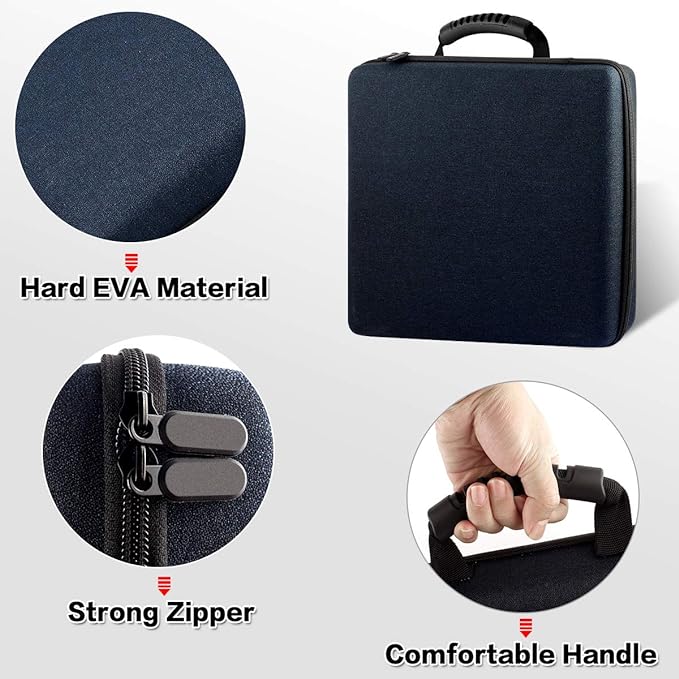 Comecase Extra Large Battery Organizer Storage Box, Garage Carrying Case Bag Holder - Holds Up to 300+ Batteries AA AAA C D 9V Lithium 3V with Battery Tester (Batteries are Not Included)