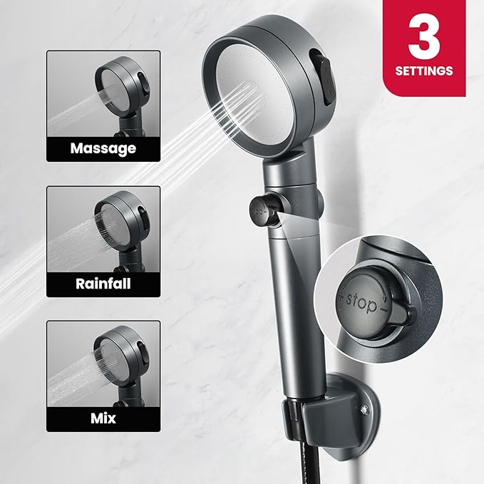 GASLAND 4.22GPM Outdoor Propane Tankless Water Heater, 16L Gas Outdoor Shower, On Demand Hot Water Heater for Off Grid