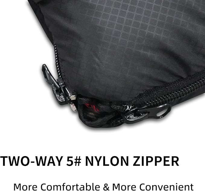 Polycotton Sleeping Bag for Adult&Kids,Cold&Warm Weather Large with Compression Sack and Water Resistant for Family Camping,Travel and Car Camping