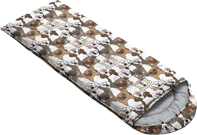 QOOMO Camping Sleeping Bags,3 Season Warm & Cool Weather,Lightweight,Waterproof Sleeping Bags for Adults & Kids,Traveling,and Outdoors,Camping Gear Equipment