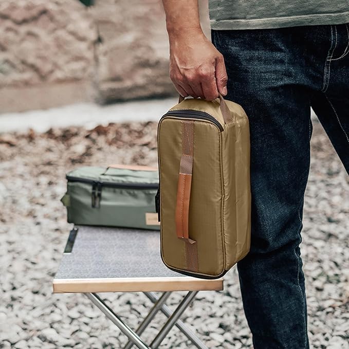 TRIWONDER Camping Travel Cookware Organizer Bag Cooking Utensils Storge Portable Pouch for Outdoor Barbecue Camping Cooking Spoon Chopsticks Organizing