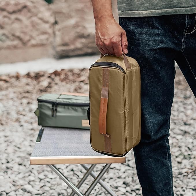 TRIWONDER Camping Travel Cookware Organizer Bag Cooking Utensils Storge Portable Pouch for Outdoor Barbecue Camping Cooking Spoon Chopsticks Organizing