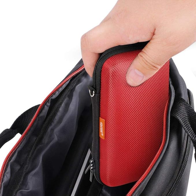 Hard Protective Travel Case, GLCON Electronic Organizer for Anker/Jackery/RAVPower Power Bank, Shockproof EVA Carrying Case for Cell Phones, Travel Gadgets for Cables, Car/GPS Accessories
